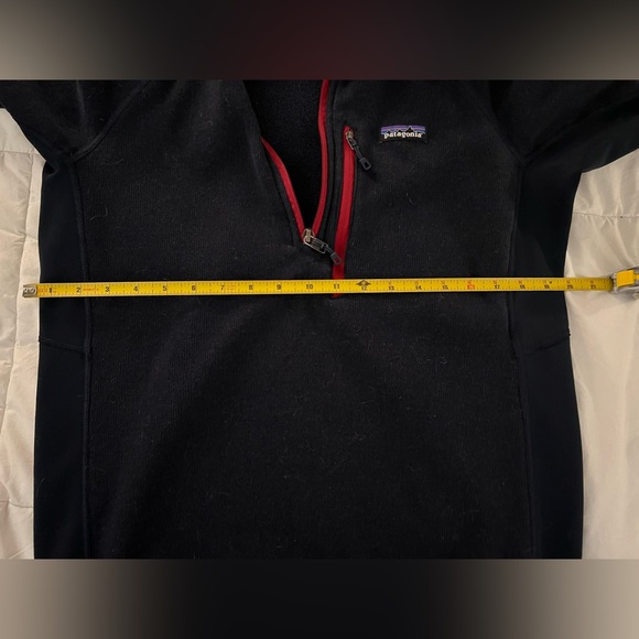 Patagonia Better Sweater 1/4 zip Navy and red - Picture 2 of 3